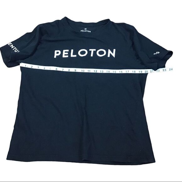 Peloton Black Century 100 Short Sleeve T-Shirt Size Medium - Picture 3 of 5